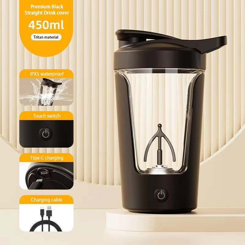 Xiaomi Shaker Cup USB Charging Shaker Cup for Protein Shaker Meal Replacement Shake Portable Gym Water Bottle Mixing Cup 450Ml