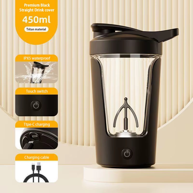 Xiaomi Shaker Cup USB Charging Shaker Cup for Protein Shaker Meal Replacement Shake Portable Gym Water Bottle Mixing Cup 450Ml